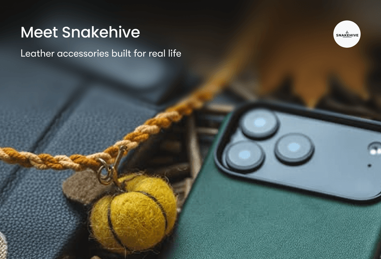 Snakehive: Lederaccessoires, die mit Charakter altern