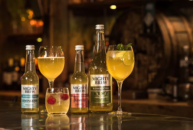 Maak kennis met Mighty Brew: bekroonde, biologische kombucha