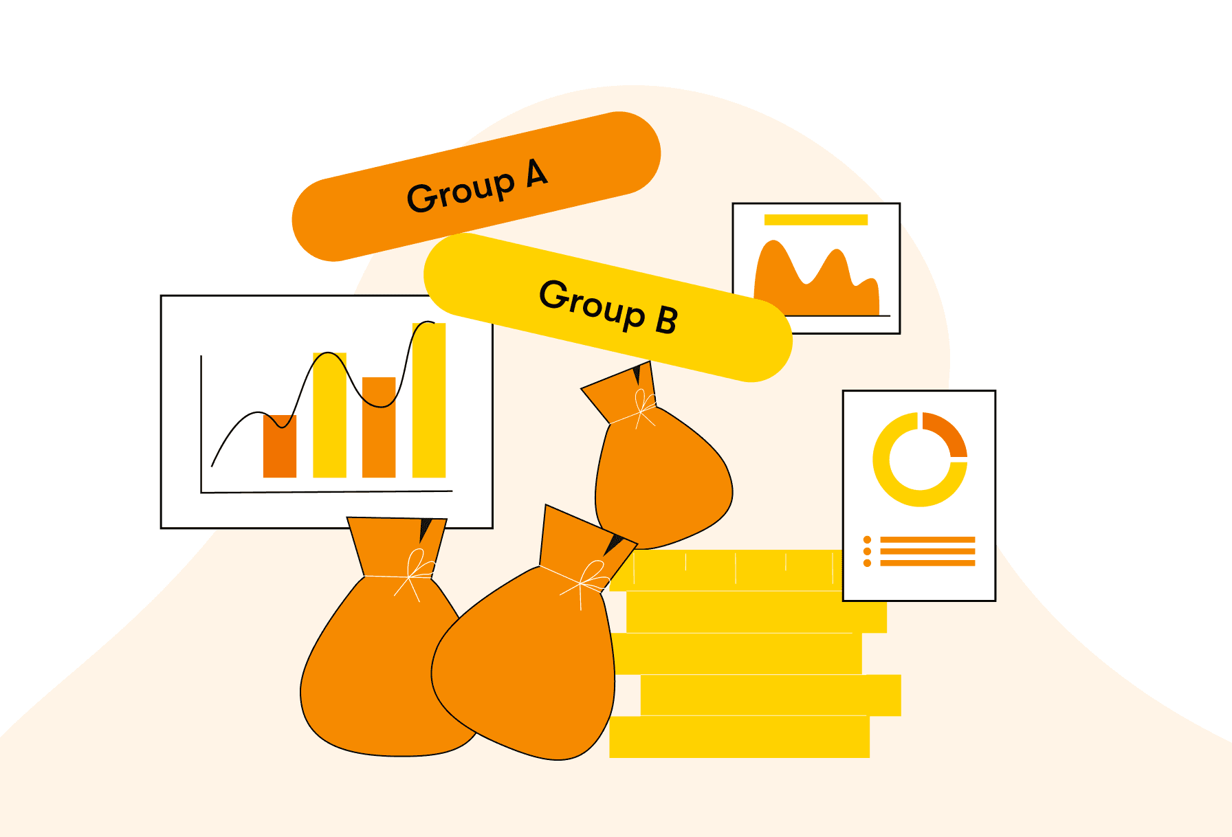 Decisiones de inversión inteligentes: Préstamos del Grupo A y del Grupo B