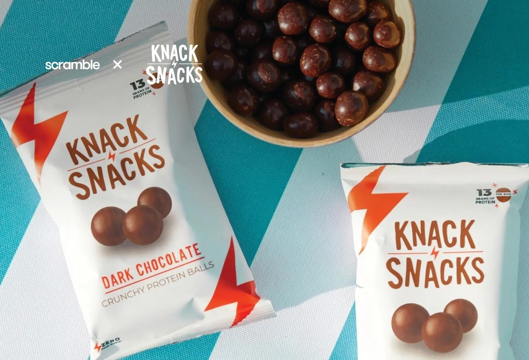 Knack Snacks: La historia de las bolas de proteína crujientes