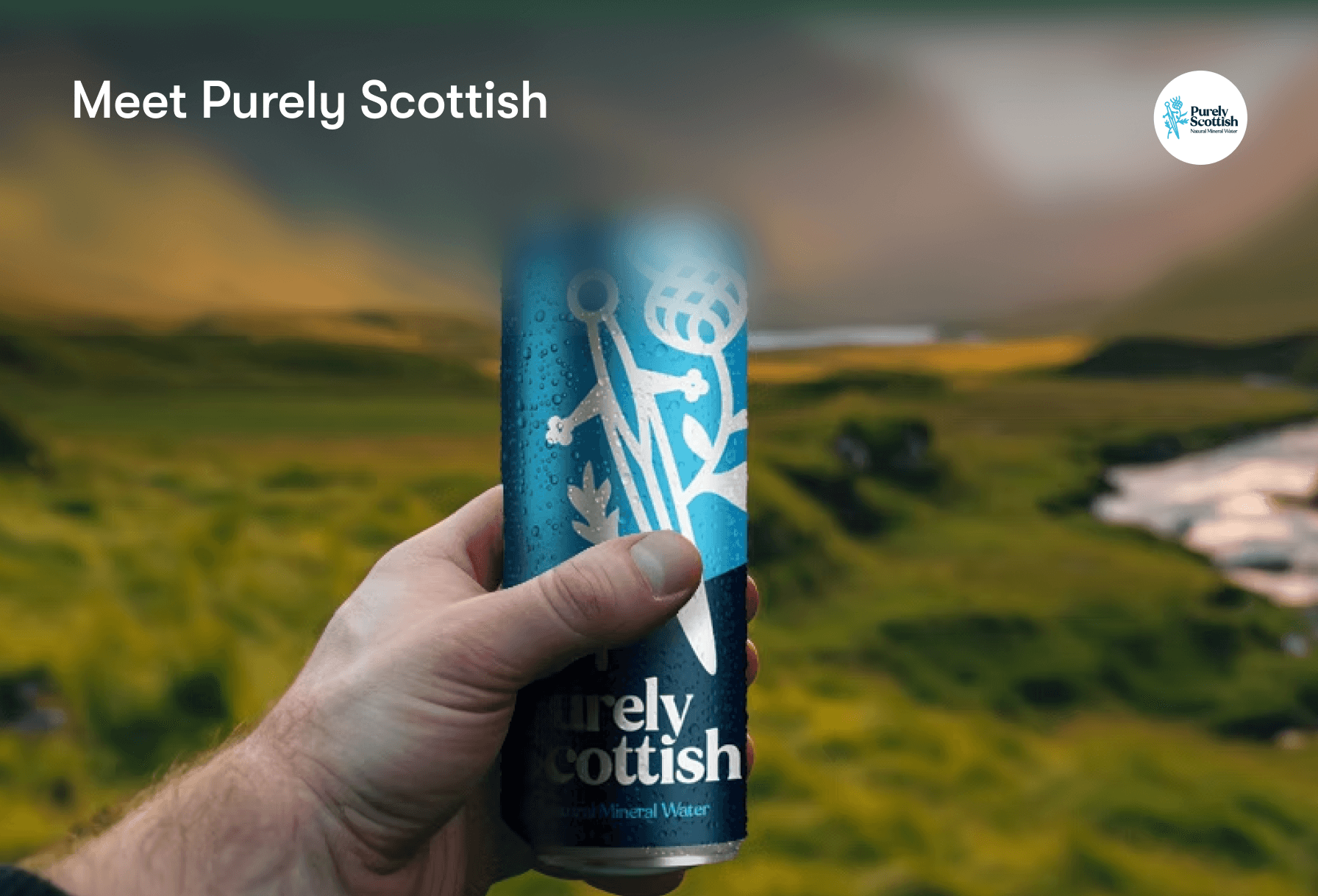 Meet Purely Scottish: Natural Mineral Water from the Lammermuir Hills