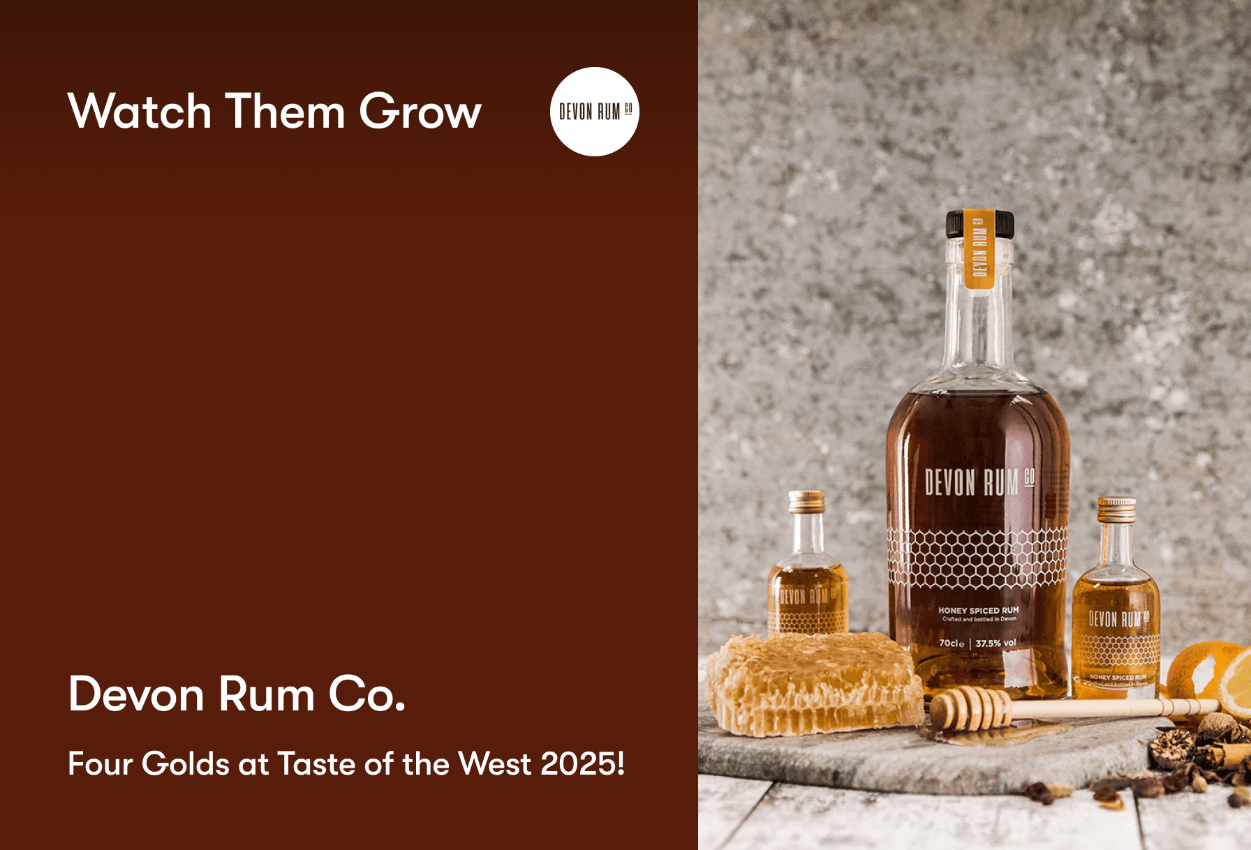 Watch Them Grow: Devon Rum Co. Strikes Gold Again!