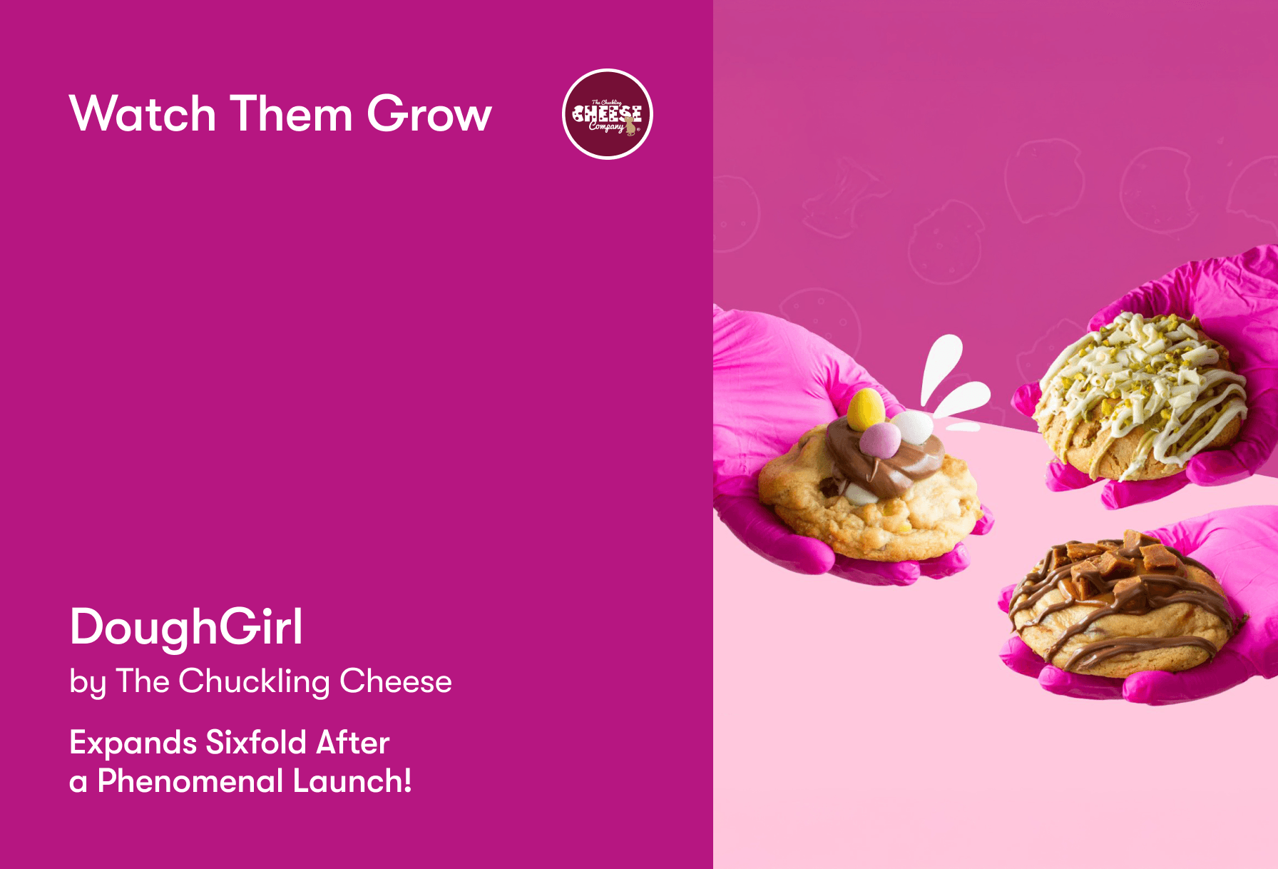 Del queso a las galletas: ¡El Queso Chuckling se expande!