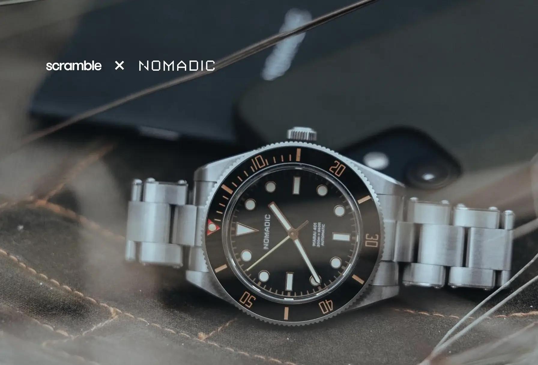 Nomadic: un moderno reloj de buceo inspirado en 100 años de historia
