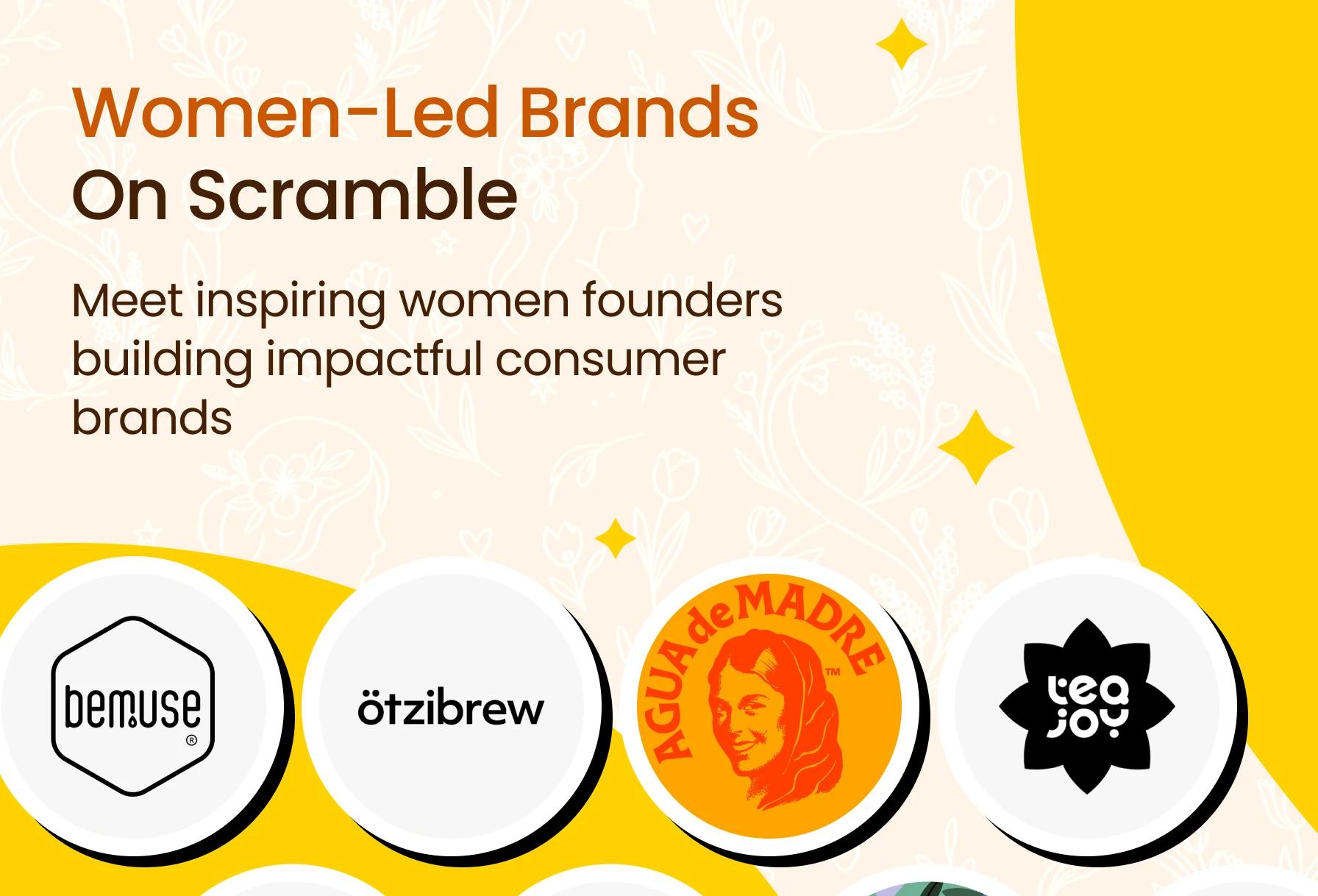 Celebrating Women Founders In The Scramble Community
