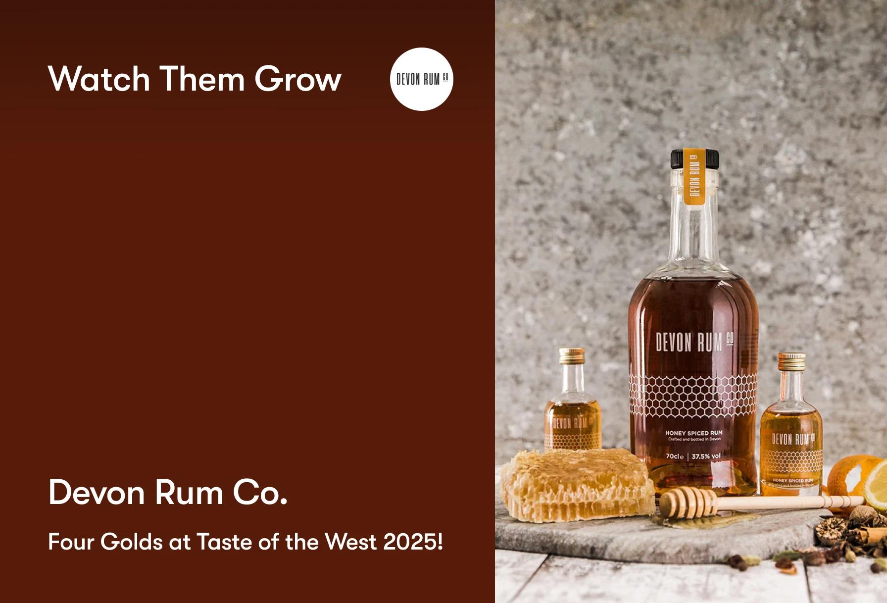 Beobachten Sie sie beim Wachsen: Devon Rum Co. Schlägt wieder Gold!