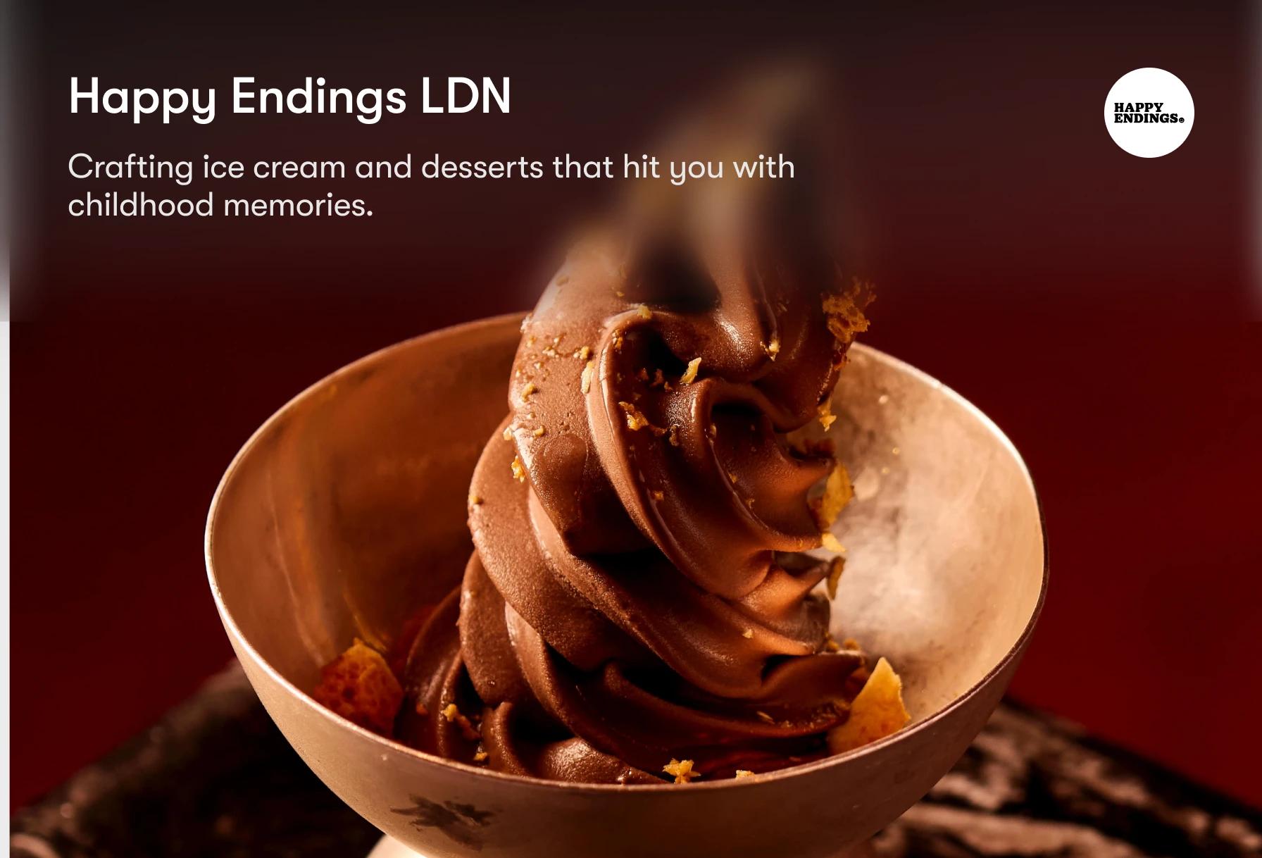Conoce Happy Endings LDN: helados y postres que cuentan una historia