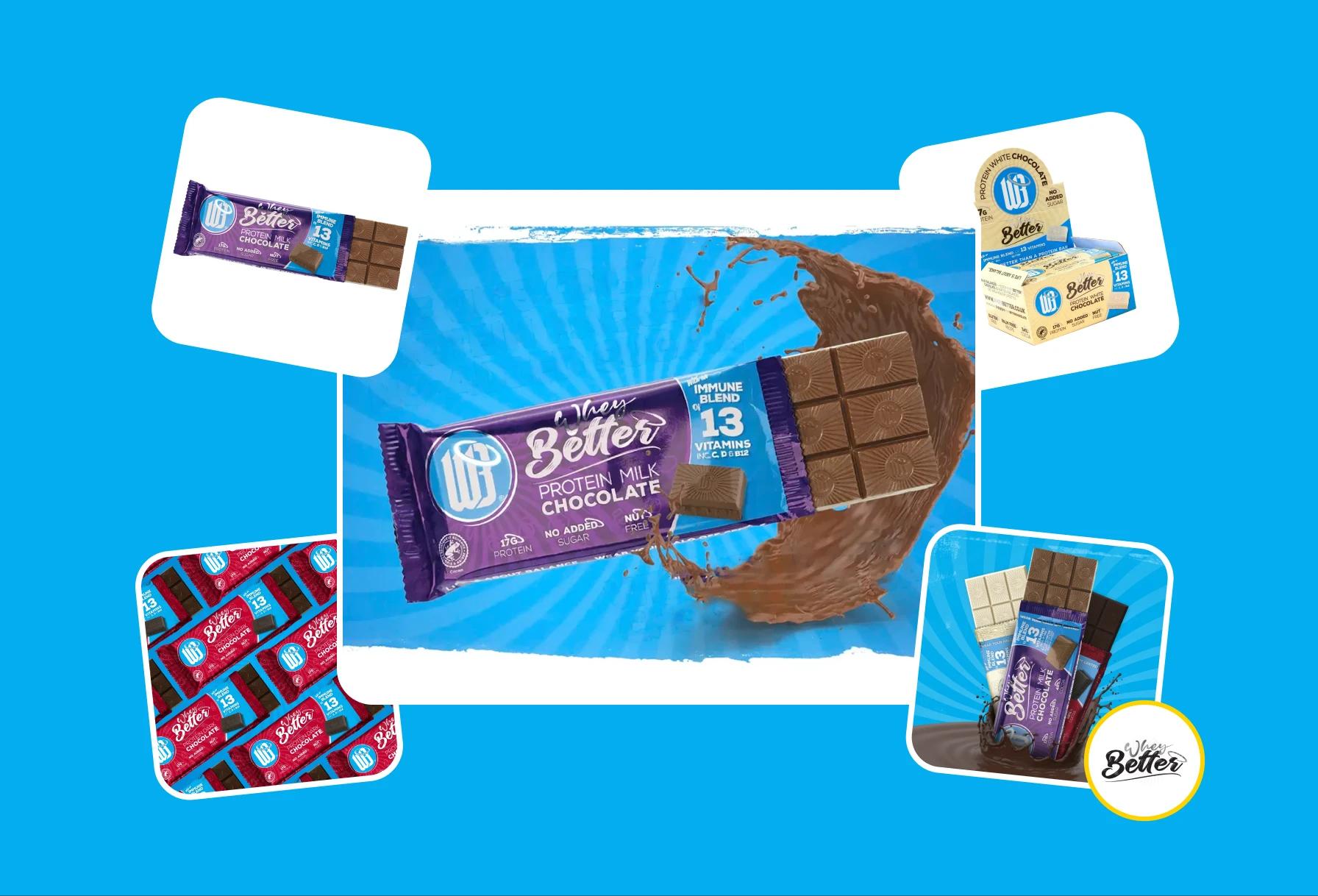 Maak kennis met WHEYBETTER®: Een spel-wisselaar in chocolade snacken!